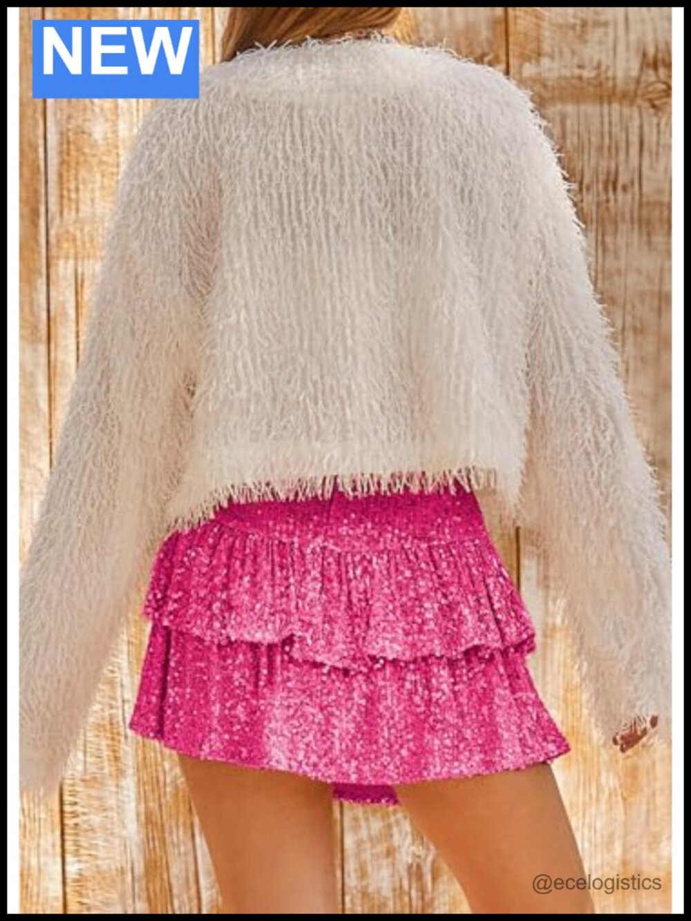 Women's Shimmer Sequin Mini Skirt High Waisted A-Line Party Fancy - Picture 2 of 6